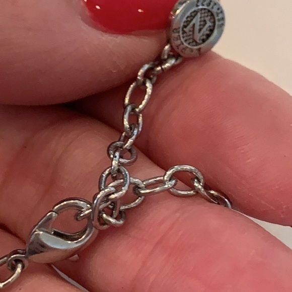 Napier silver you drop black enamel statement - Picture 4 of 7